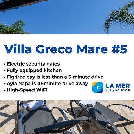 Villa Greco Mare #5 Protaras Exteriör bild